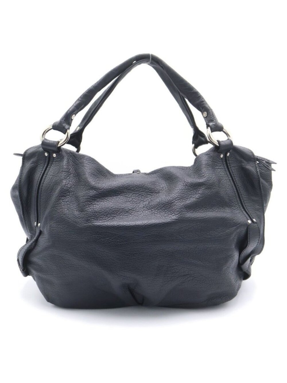 Celine Bittersweet Boston Bag Black Leather Silver - Picture 2 of 6